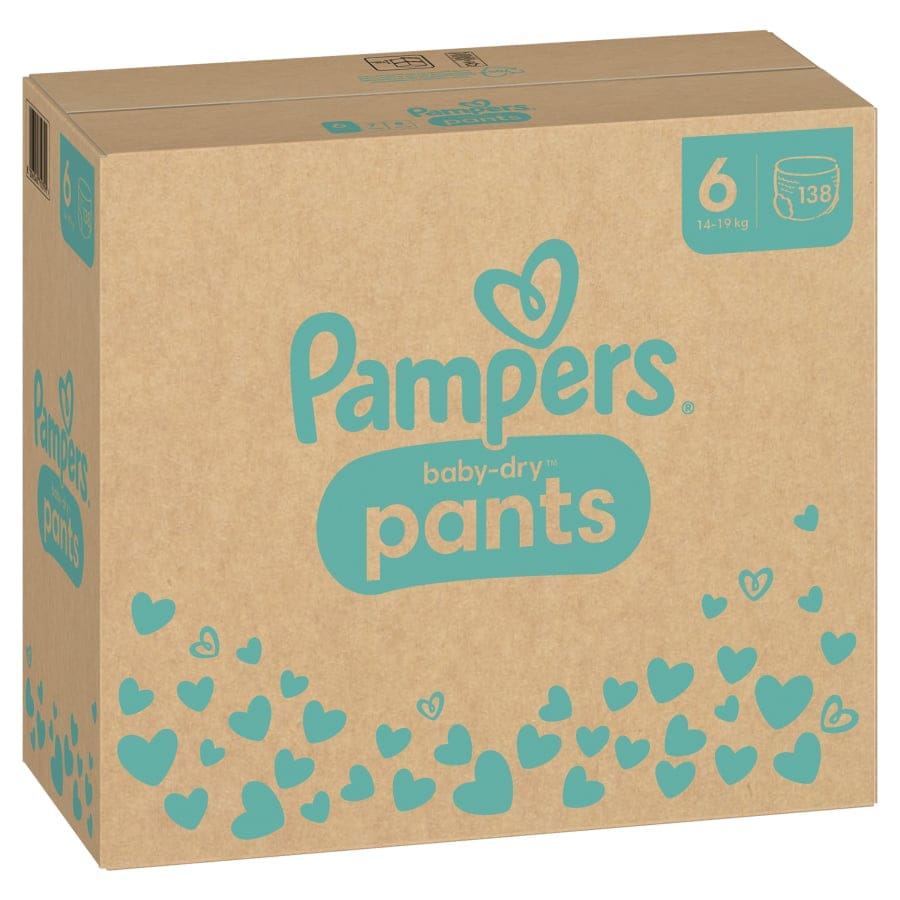 Pampers Baby Dry Pants 6 Extra Large Windeln, 14-19 kg