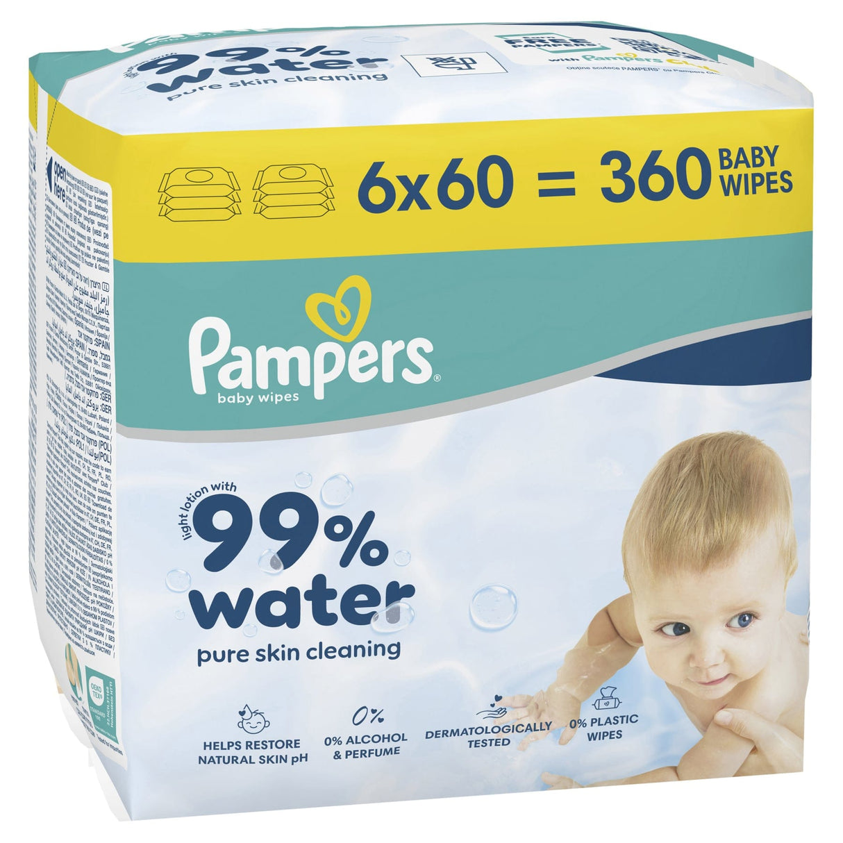 Pampers Feuchttücher 99% Water