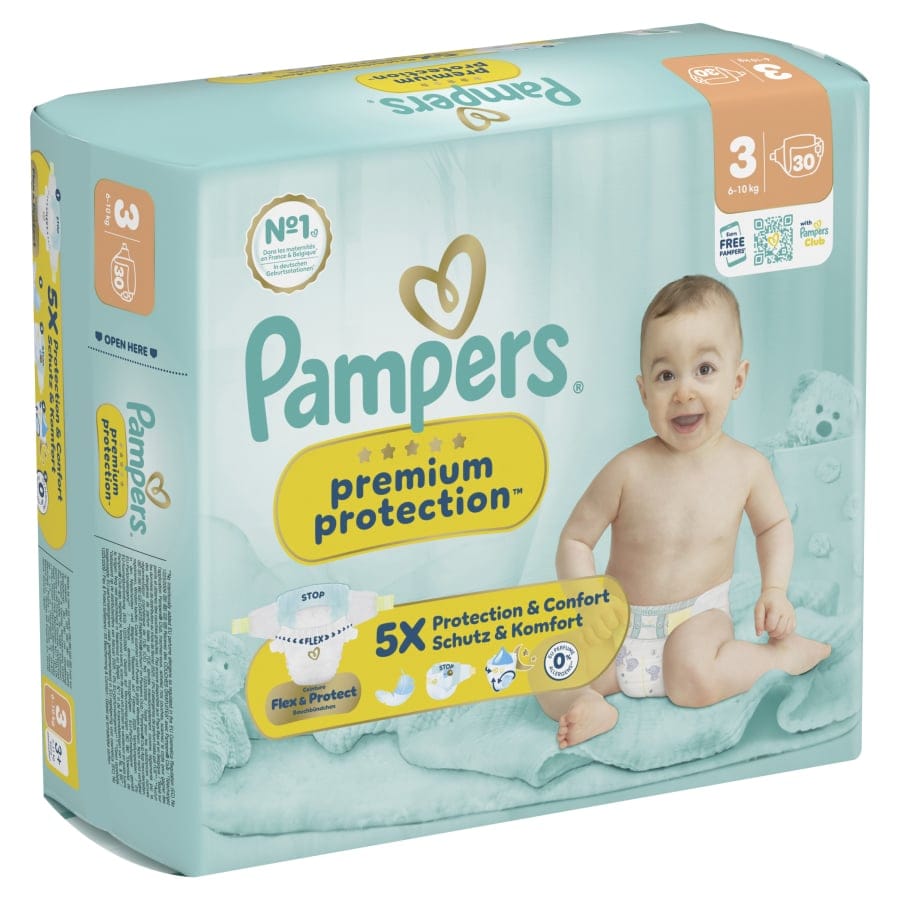 Pampers Premium Protection 3 Midi Windeln, 6-10 kg, Größe 3