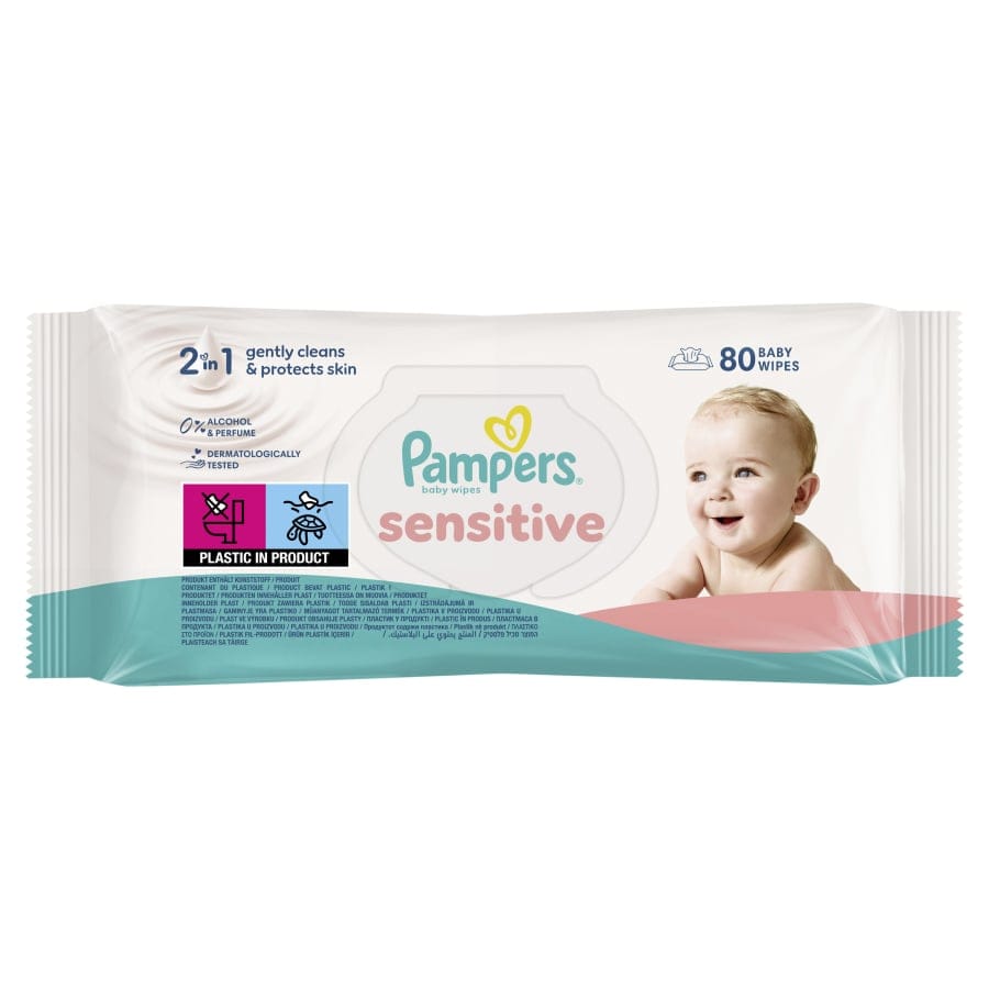 Pampers Sensitive Feuchttücher, parfümfrei