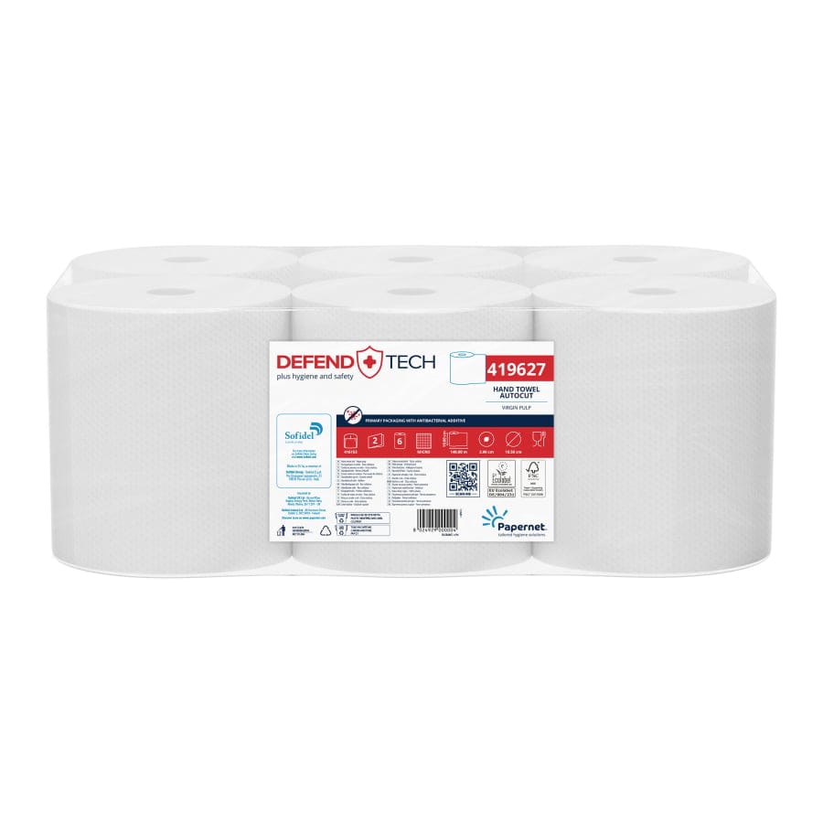 Papernet Defend Tech Autocut Handtuchrolle 2-lagig