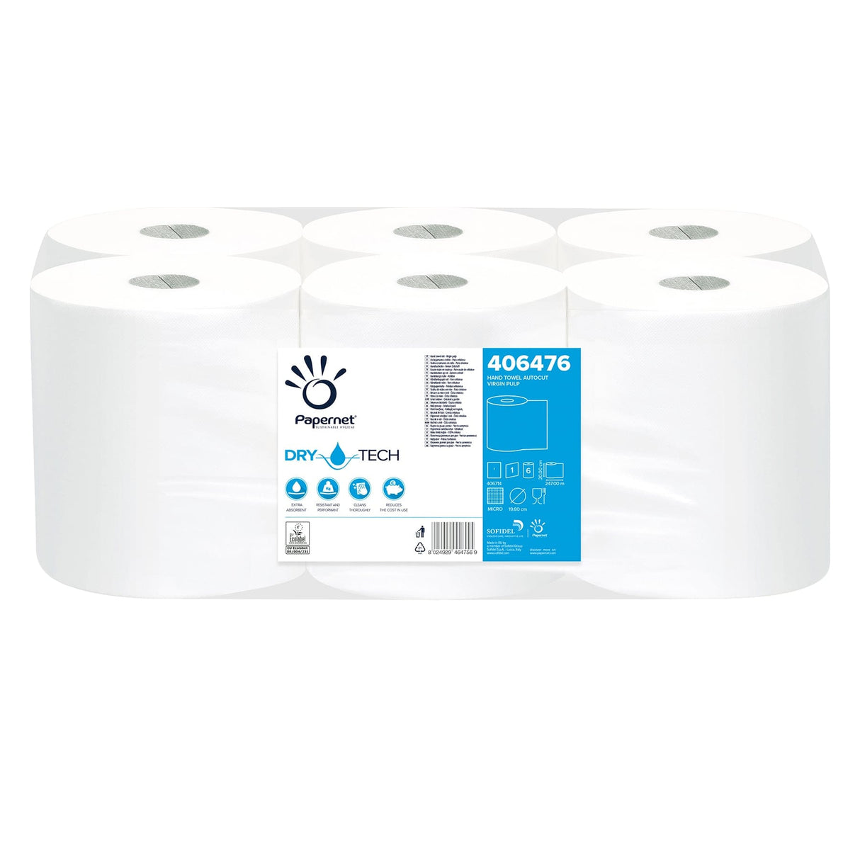 Papernet Handtuchrolle 1-lagig weiß Reinigung