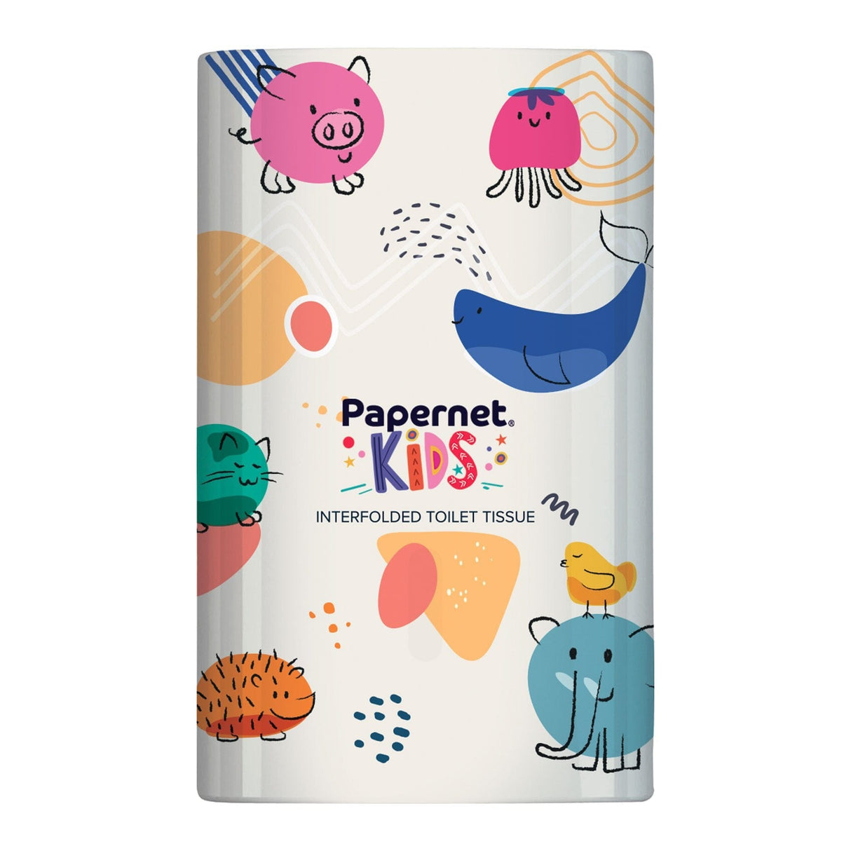 Papernet Kids Toilettenpapierspender Einzelblatt bunte Tiere