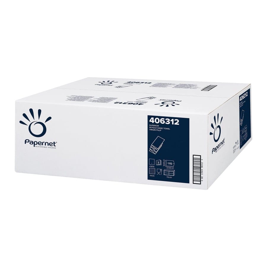 Papernet W-Falz Handtuchpapier 3-lagig weiß WAVE