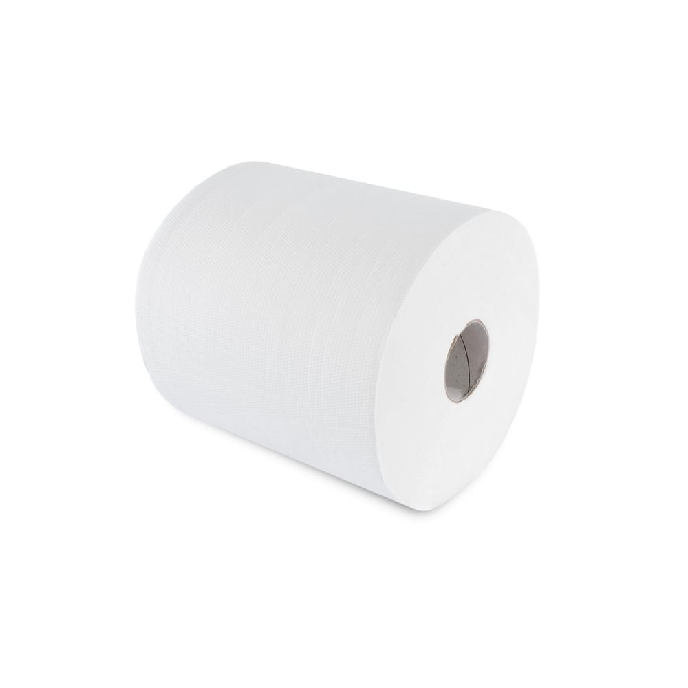 Papierhandtuch-Rolle, 2-lagig, hochweiß