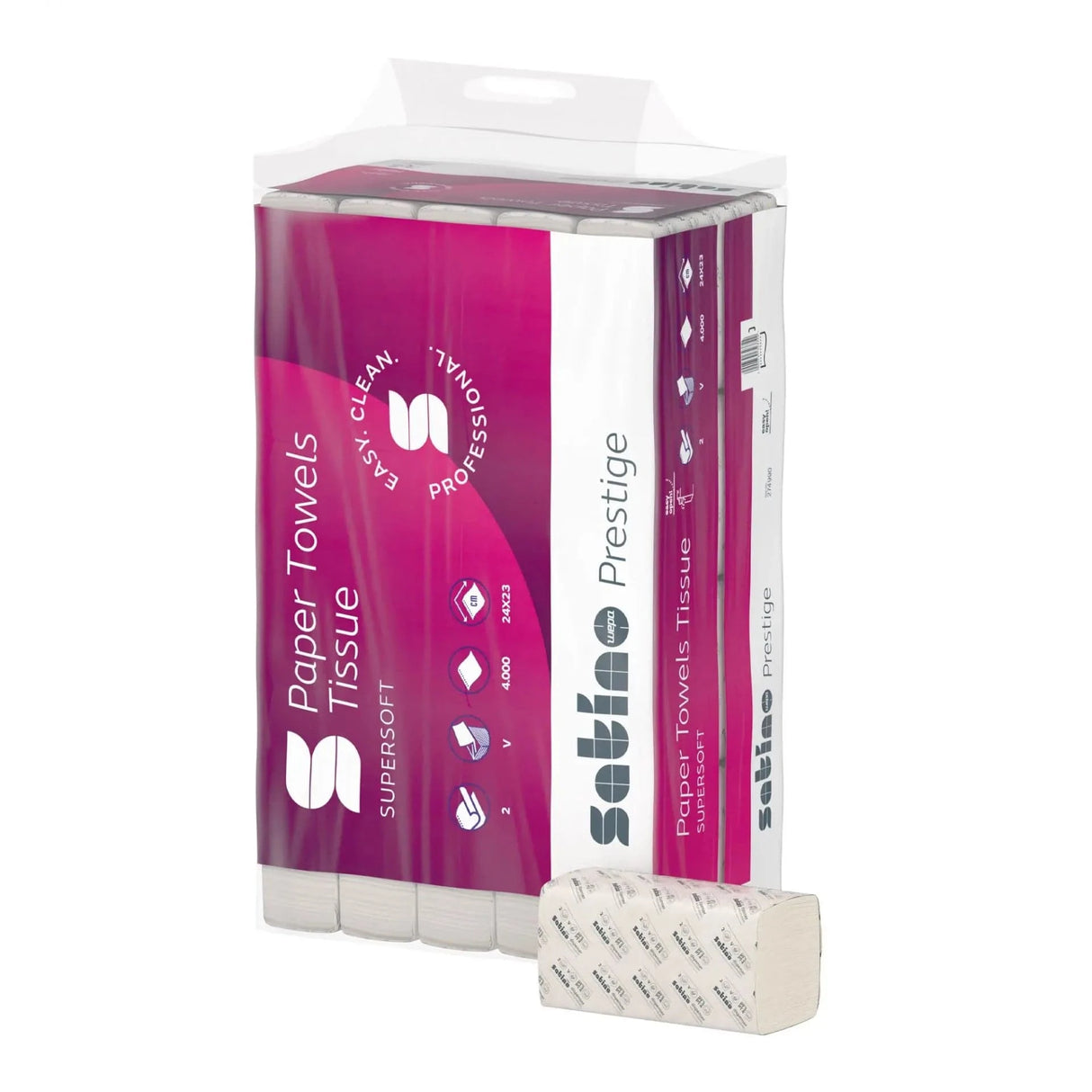 WEPA Prestige Handtuchpapier 24 x 23 Zellstoff 2-lagig