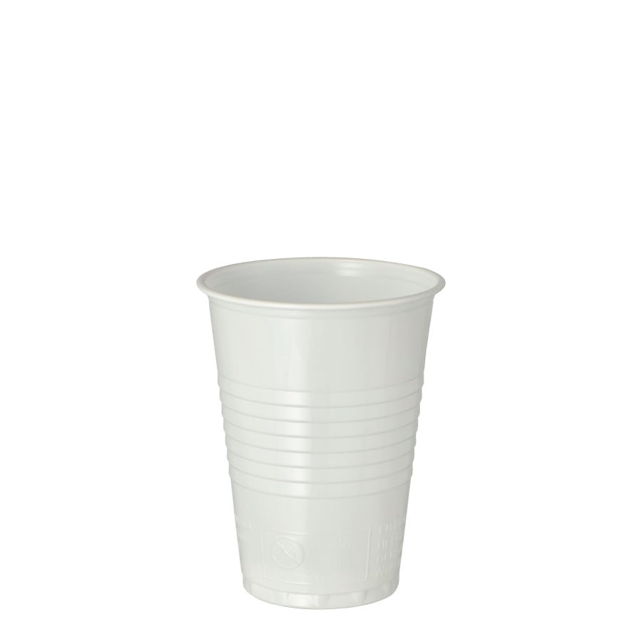 Papstar Automatenbecher Trinkbecher, 0,18 Liter, weiß