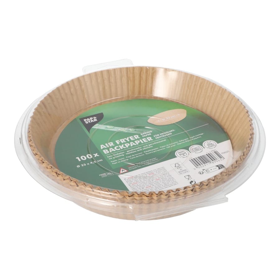 Papstar Backpapiere, rund, hitzebeständig bis 220°C