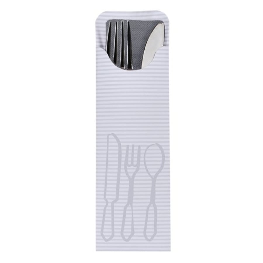 Papstar Bestecktaschen, 23,5 cm x 7,3 cm