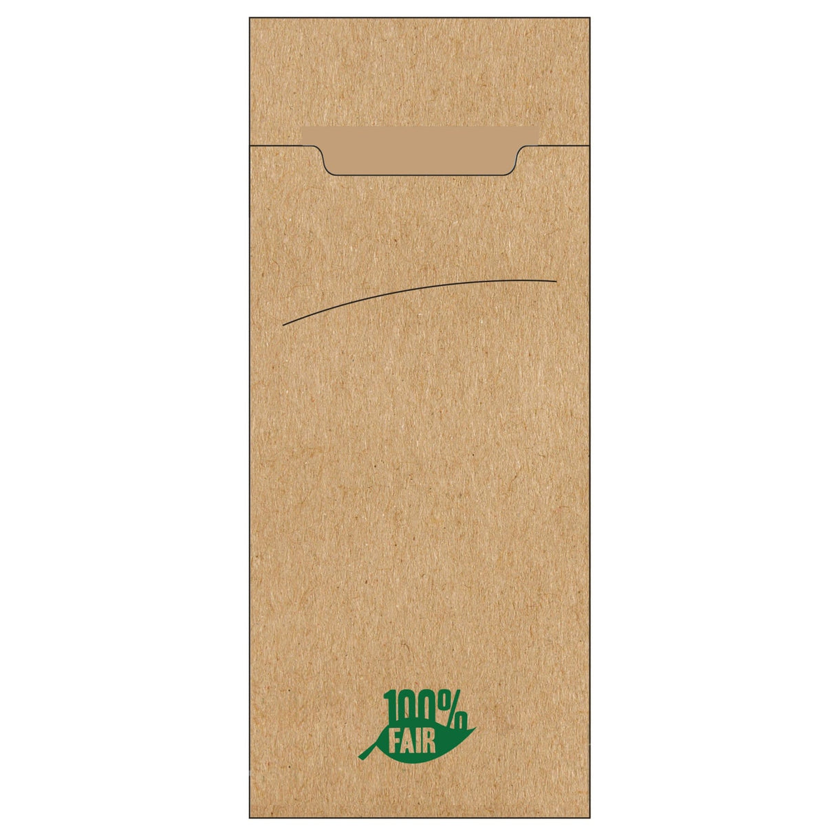 Papstar Bestecktaschen mit Aufdruck, 20 x 8,5 cm, 2-lagig