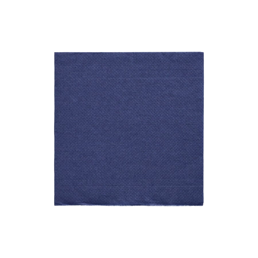 Papstar DAILY Collection Servietten, 24x24 cm, 1/4, dunkelblau