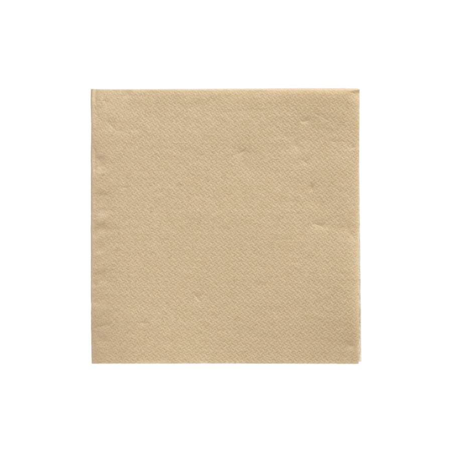 Papstar DAILY Collection Servietten, 24x24 cm, 1/4 Falz, sand