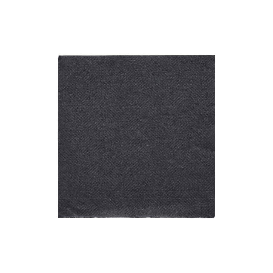 Papstar DAILY Collection Servietten, 24x24 cm, 1/4 Falz, schwarz
