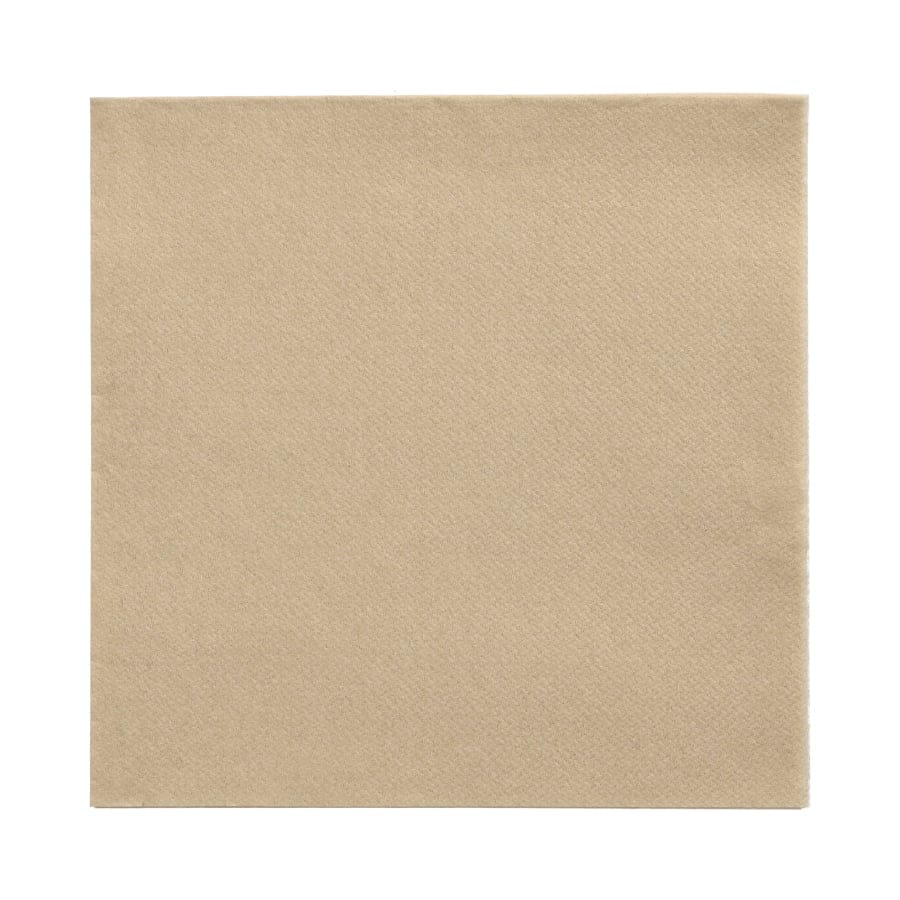 Papstar DAILY Collection Servietten, 32x32 cm, 1/4 Falz, sand