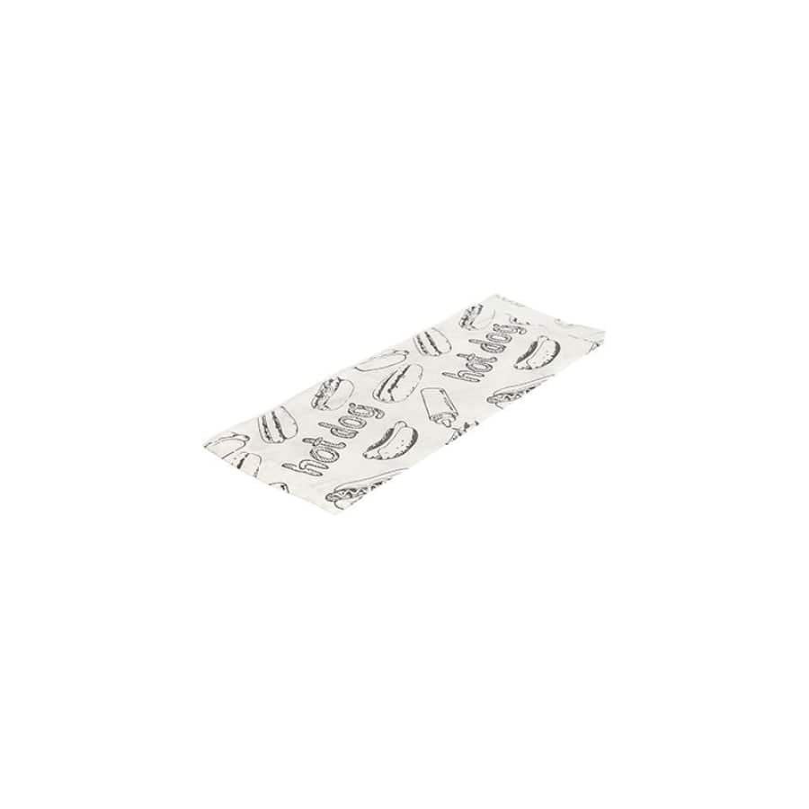 Papstar Hot Dog-Tüten, weiß, 21 x 8,5 cm