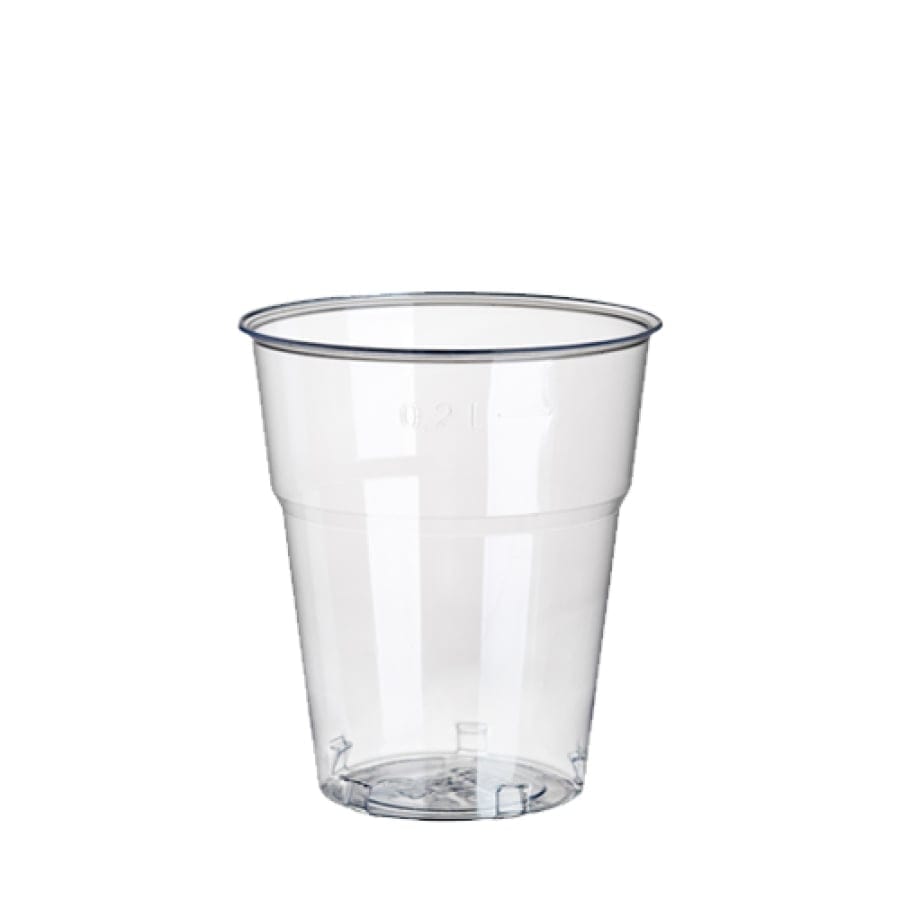 Papstar Hurricane Trinkbecher, glasklar