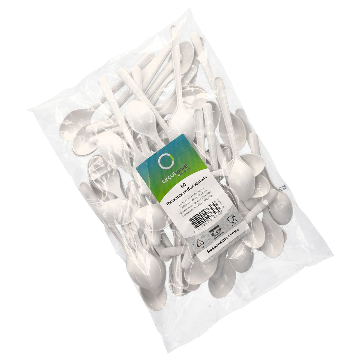 Papstar Kaffeelöffel, weiß