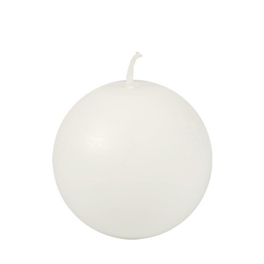 Papstar Kugelkerze Stearin, rund Ø 8 cm