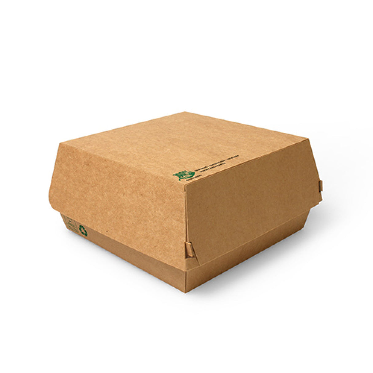 Papstar Pure "100% Fair" Burgerboxen, Pappe 1 Packung (25 Stück), Groß
