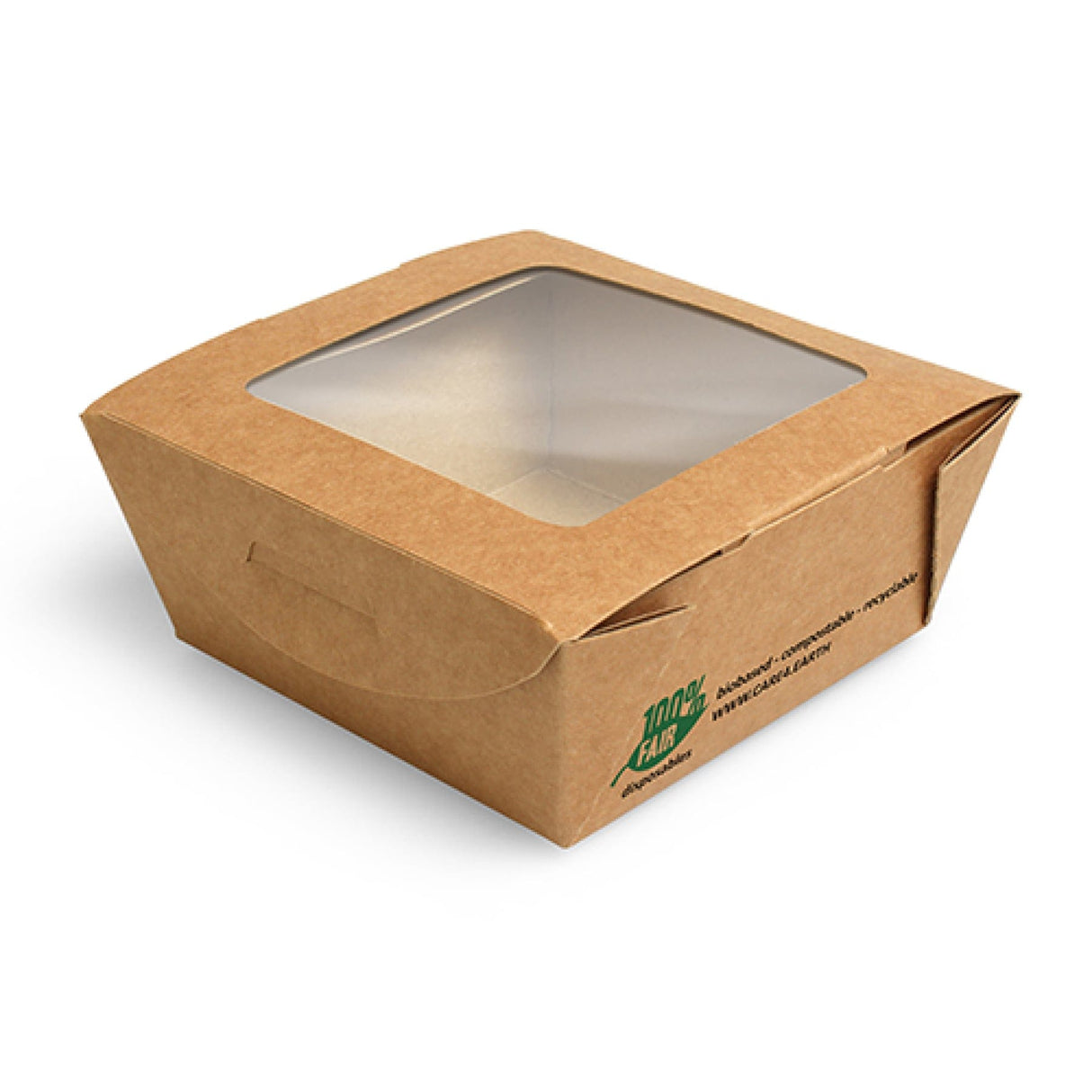 Papstar Pure „100% Fair“ Feinkostboxen, Pappe 1 Packung (40 Stück × 350 ml)