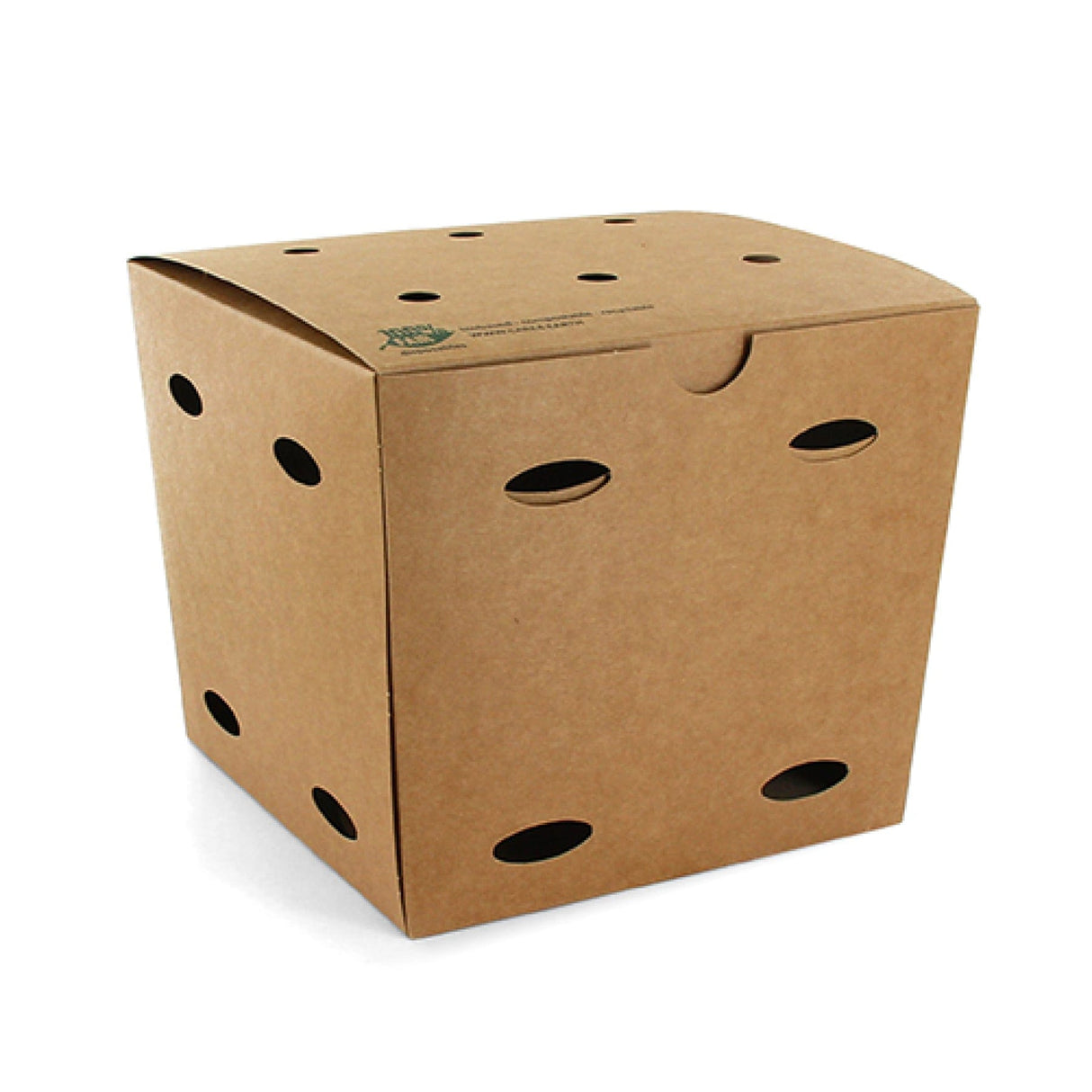 Papstar Pure „100% Fair“ Pommes-Frites-Boxen, Pappe 1 Packung (50 Stück), Groß