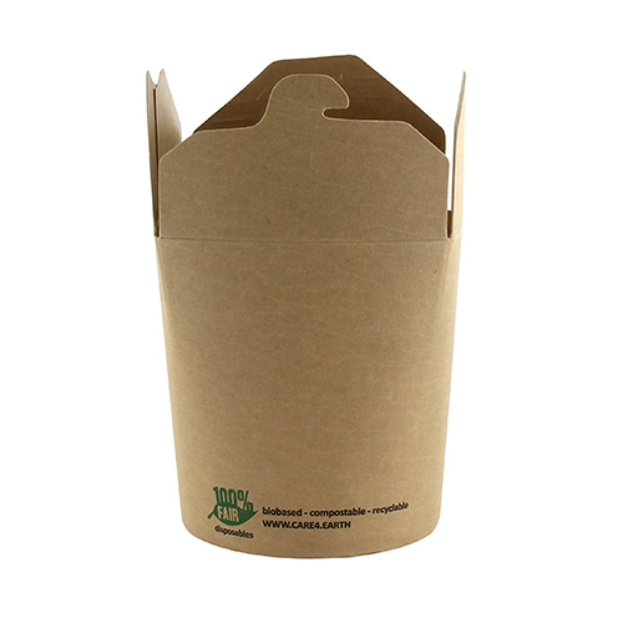Papstar Pure „100% Fair“ Snackboxen aus Pappe, eckig 1 Packung (25 Stück × 470 ml)
