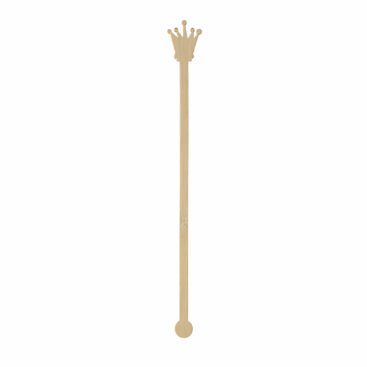 Papstar Pure Bambus Getränke-Quirle, Crown, 20 cm