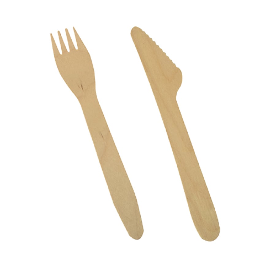 Papstar Pure Besteck, Holz