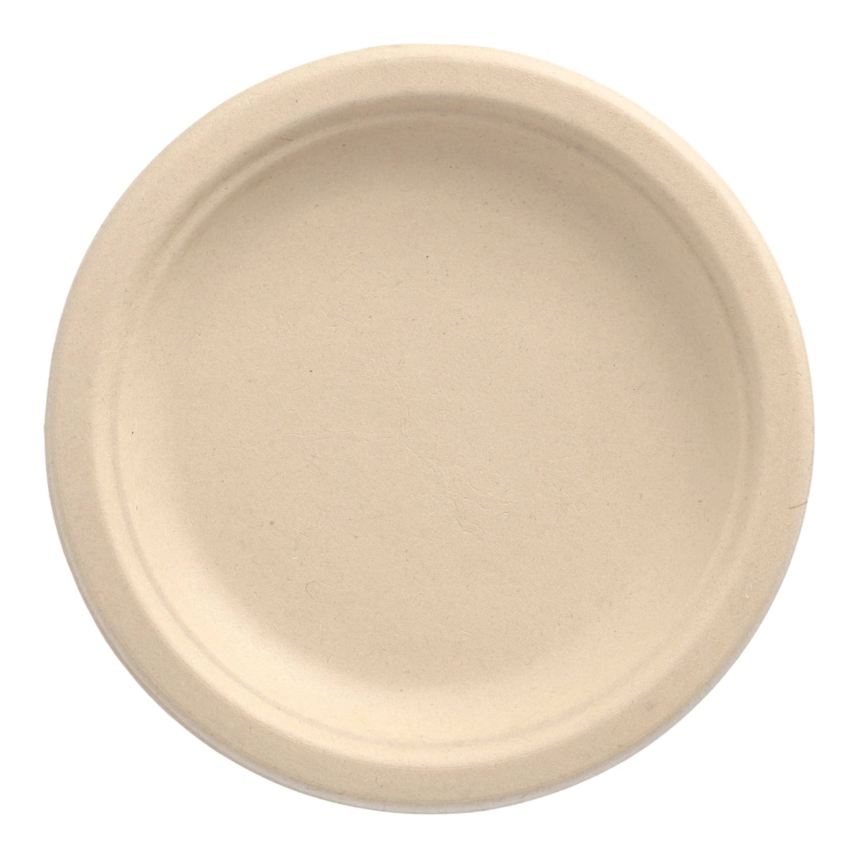 Papstar Pure Einwegteller, Zuckerrohr, Ø 15 cm 1 Packung (50 Stück), Natur