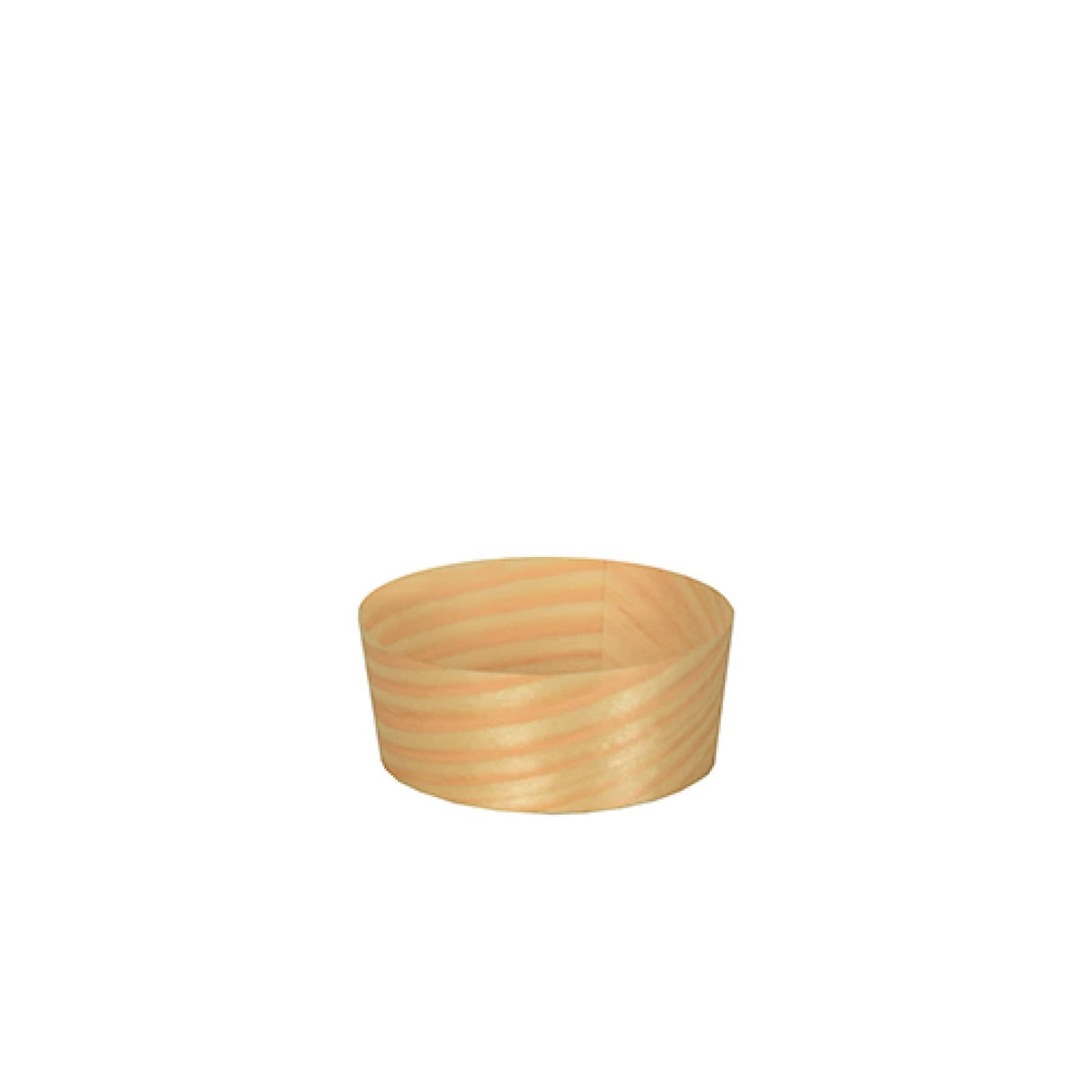 Papstar Pure Fingerfood-Schalen Holz, rund 1 Packung (50 Stück), ø 5 cm
