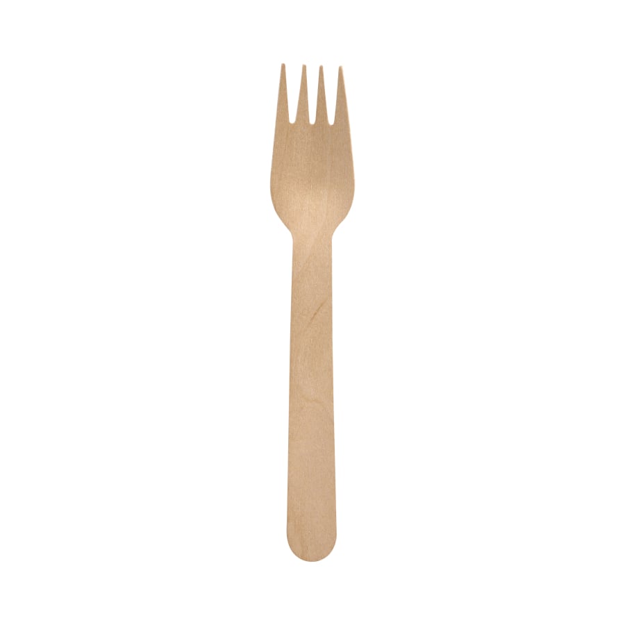 Papstar Pure Gabel Holz