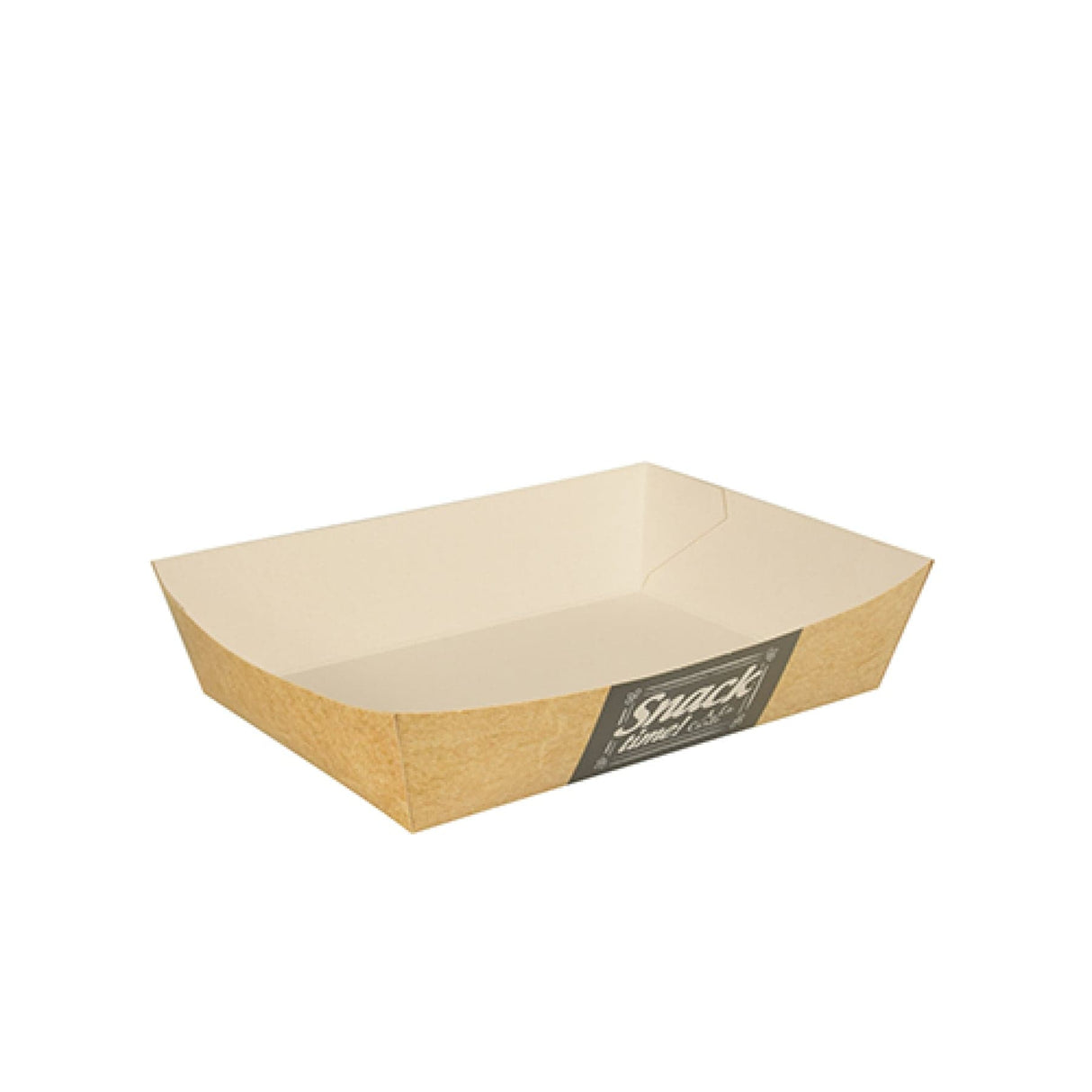 Papstar Pure Good Food Snacktrays Imbissschalen, Pappe 1 Packung (50 Stück), 11 x 16 cm