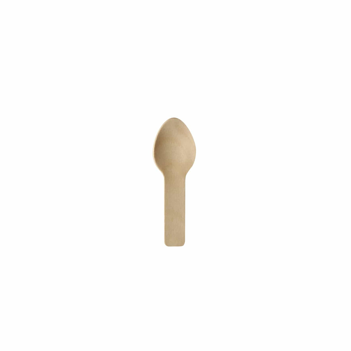 Papstar Pure Holz Fingerfood-Löffel, 7,6 cm