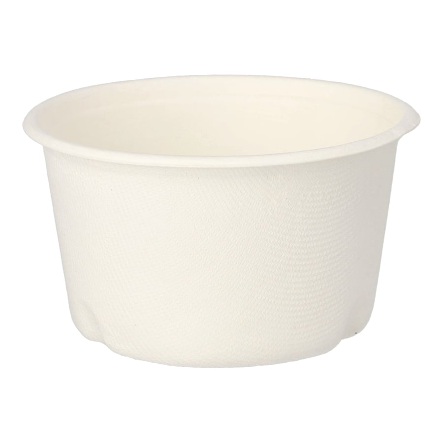 Papstar Pure Suppenbecher, Zuckerrohr, 350 ml, umweltfreundlich