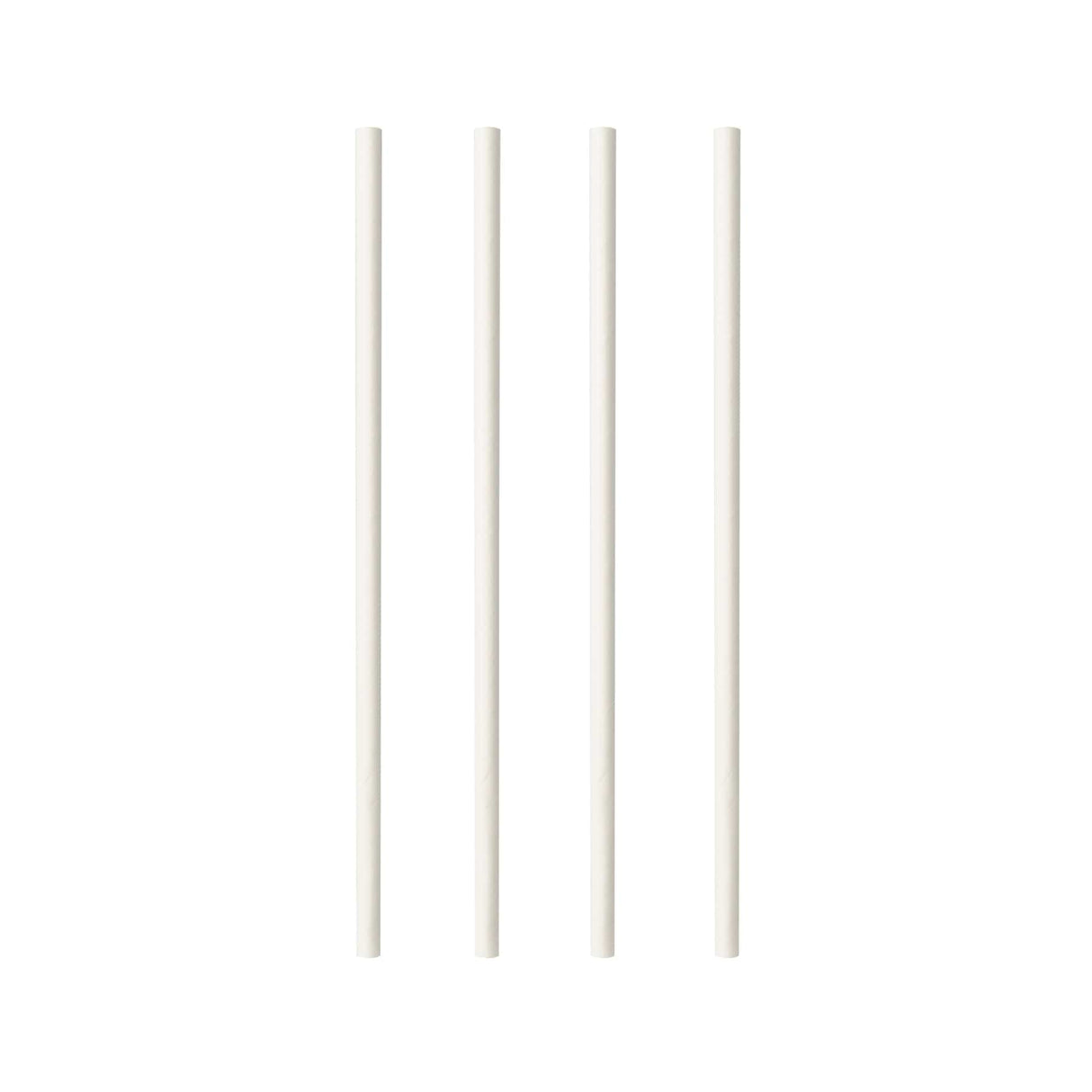 Papstar Pure Trinkhalme, weiß, 20 cm