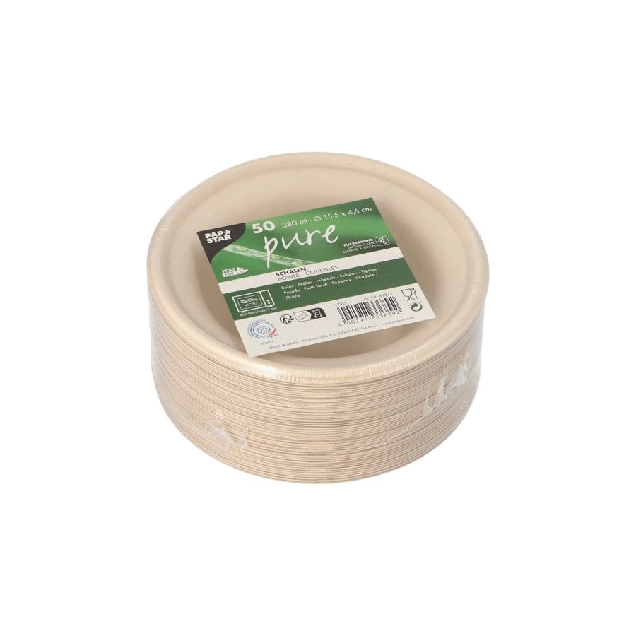 Papstar Schalen, Zuckerrohr, 380 ml