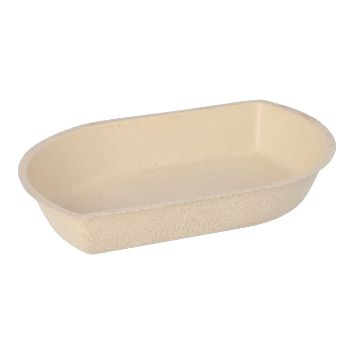 Papstar Snacktrays, Zuckerrohr, natur 1 Packung (50 Stück), ø 21 cm