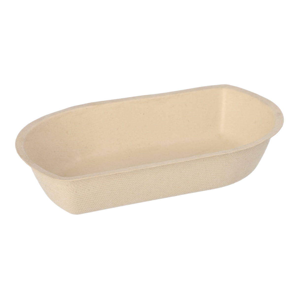 Papstar Snacktrays, Zuckerrohr, ungeteilt 1 Packung (50 Stück), ø 19,4 cm