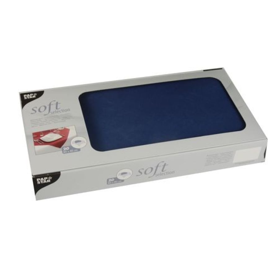 Papstar Soft Selection Mitteldecken, dunkelblau