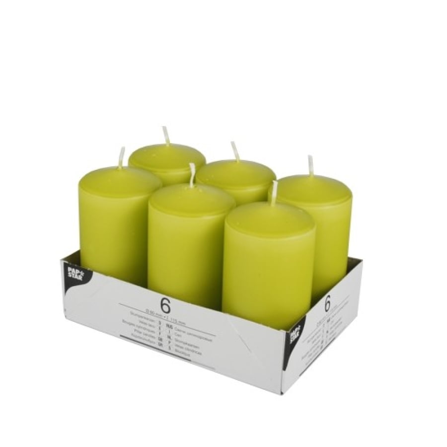 Papstar Stumpenkerzen kiwi