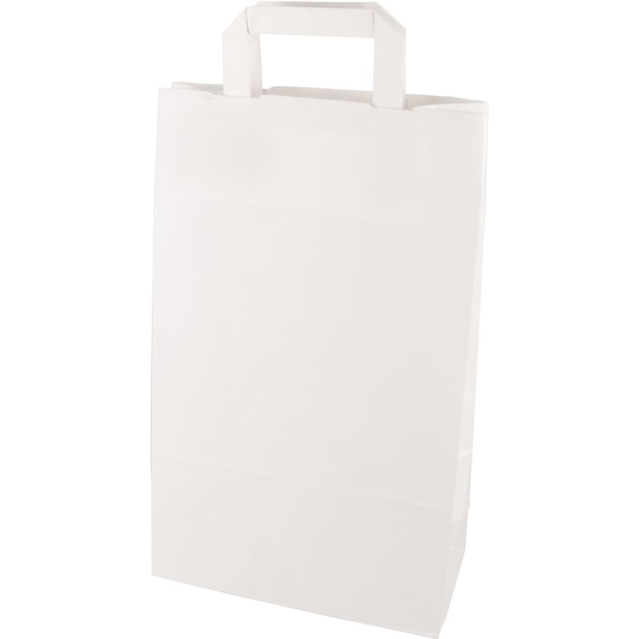 Papstar Tragetaschen, 36 x 22 x 10 cm, weiß