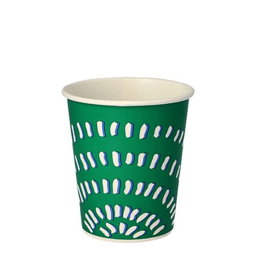 Papstar Trinkbecher 0,2 Liter, Pappe, grün