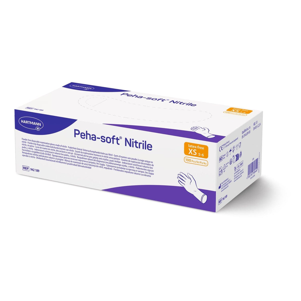Peha-soft nitril puderfrei Einmalhandschuhe X-Small