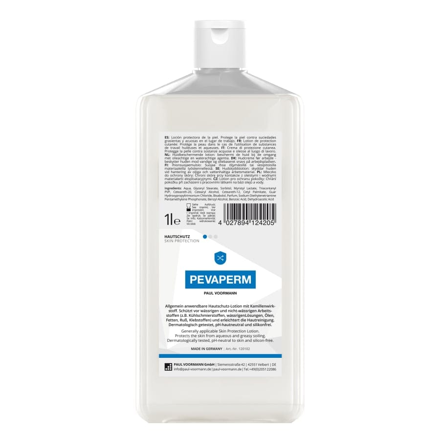 PEVAPERM Hautschutz-Lotion 1 Liter (Flasche)