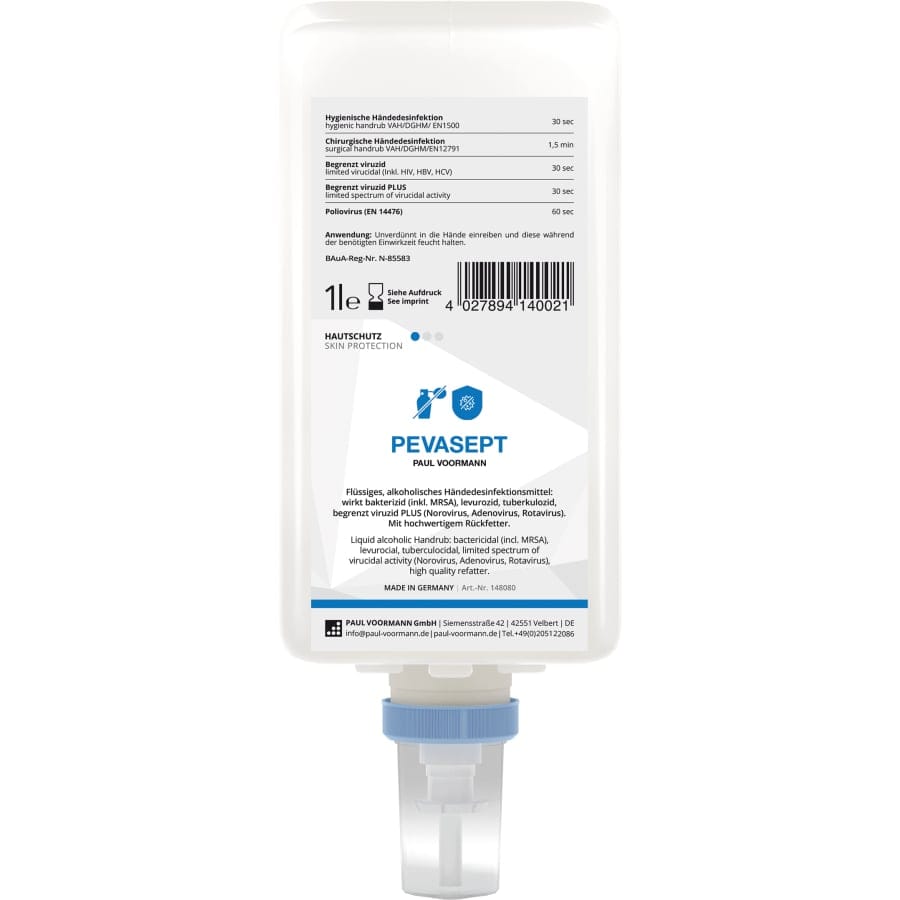 PEVASEPT Händedesinfektionsmittel 1 Liter (Care&Clean Flasche)