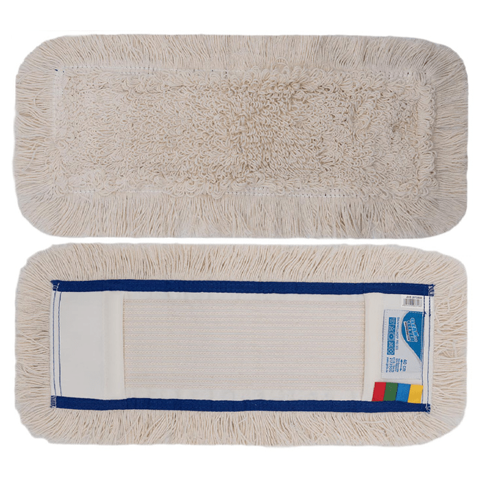 Baumwollwischmopp PRO303 mit hohen Schmutz- und Wasseraufnahme, perfekt für professionelle Unterhaltsreinigung.