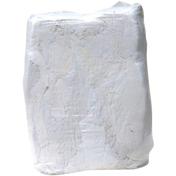 Putzlappen hochweiß Trikot, DIN61650 im 25 kg Sack