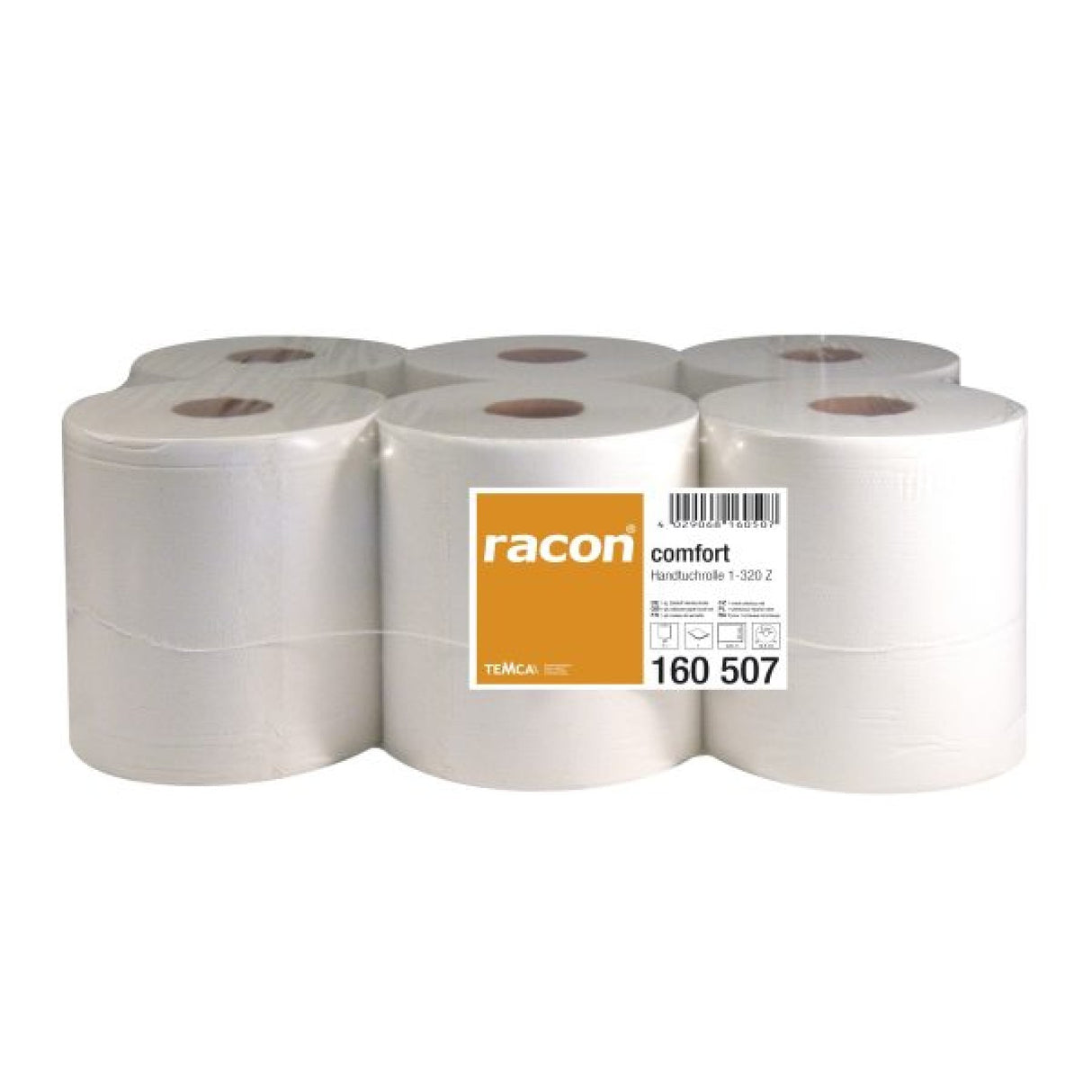 racon® premium Handtuchrolle, 20 cm x 320 m, 1-lagig, hochweiß