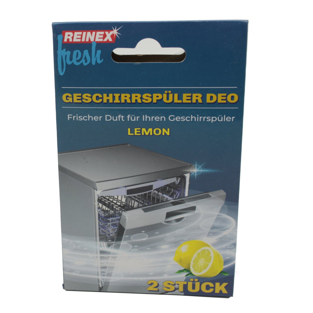 Reinex fresh Geschirrspüler-Deo Lemon, 2 Stück – mundizio