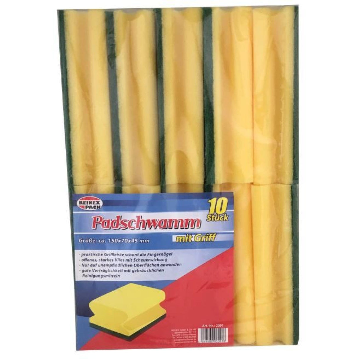 Reinex Padschwamm, mit Griffleiste